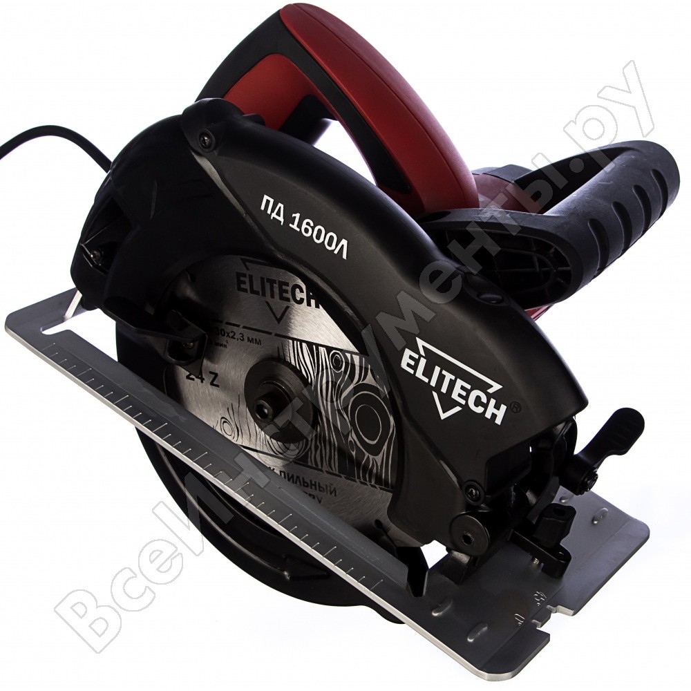 Дисковая пила elitech пд 1600л