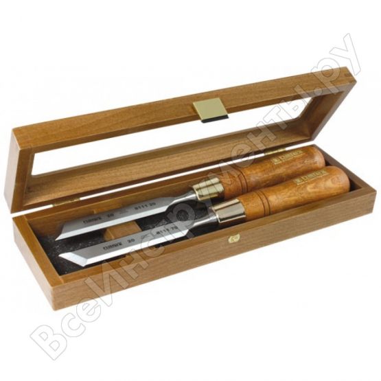 Набор из 2 косых стамесок narex wood line plus 20 мм 851670