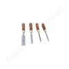 Набор из 4 плоских стамесок с ручкой narex wood line plus 8